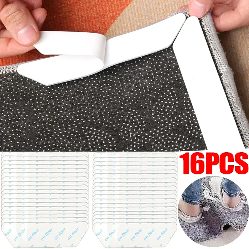 1/16Pcs Carpet Non-slip Sticker Reusable Washable Anti Curling Carpet Patch Fixed Stickers Floor Rug Mat Tape Gripper Corner Pad
1/16Pcs Carpet Non-slip Sticker Reusable Washable Anti Curling Carpet Patch Fixed Stickers Floor Rug Mat Tape Gripper Corner Pad