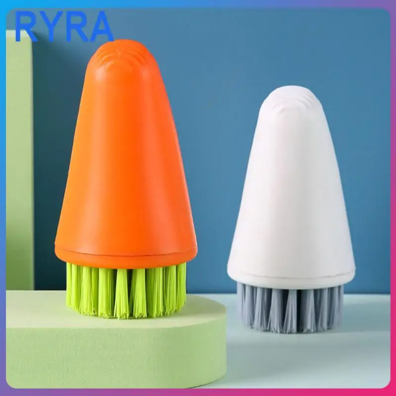 

Cleaning Brush Orange Take Care Of It. Dishwashing Brush Flexible And Versatile Strong Decontamination Two Brushes In One 43g