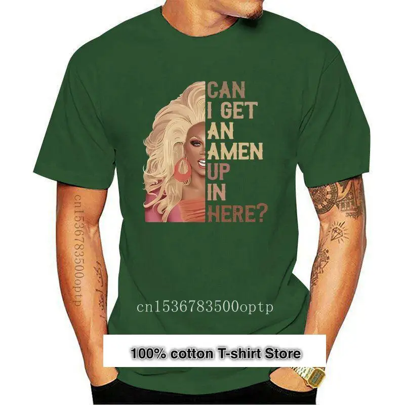 Camiseta de RuPaul Drag Race para hombre, camisa con frase Can Get An Amen Up In Here, nueva
Camiseta de RuPaul Drag Race para hombre, camisa con frase Can Get An Amen Up In Here, nueva