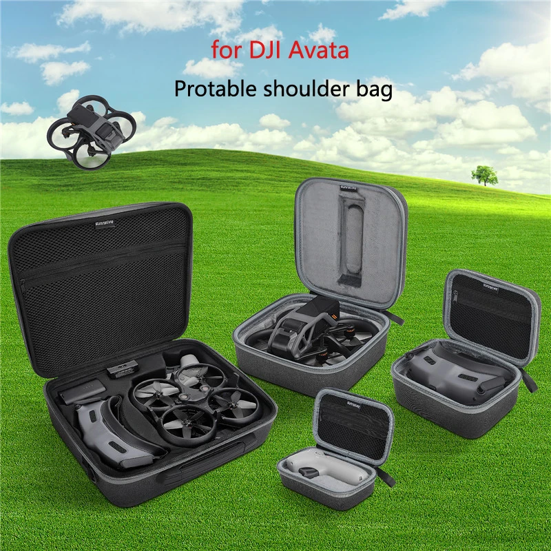 Shoulder Bag For DJI Avata PU Carrying Case Drone Portable Handbag for DJI FPV Flight Goggles V2/Goggles 2 Accessory Storage Bag
Shoulder Bag For DJI Avata PU Carrying Case Drone Portable Handbag for DJI FPV Flight Goggles V2/Goggles 2 Accessory Storage Bag