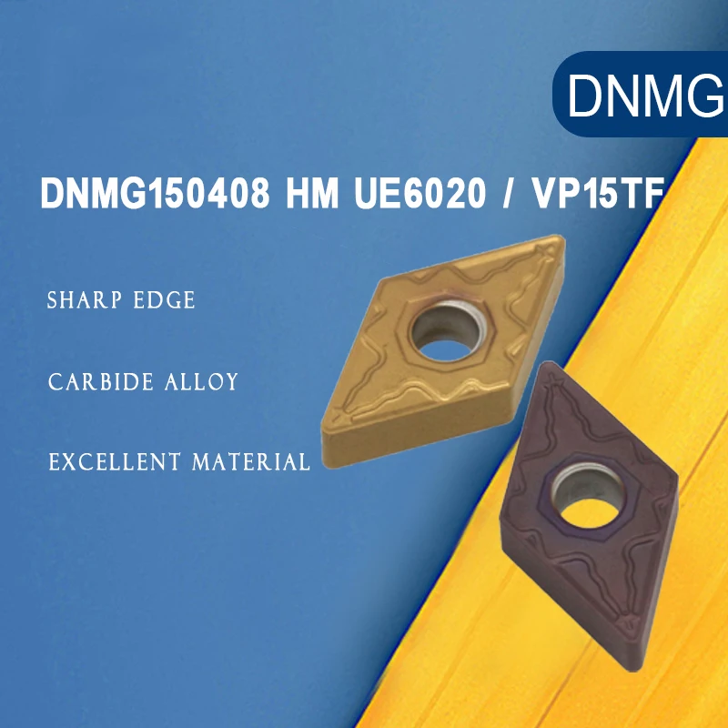10PCS DNMG150408 HM UE6020 / VP15TF Carbide Inserts For Steel and Stainless Steel Machining Turning Tool CNC Lathe Tools
10PCS DNMG150408 HM UE6020 / VP15TF Carbide Inserts For Steel and Stainless Steel Machining Turning Tool CNC Lathe Tools