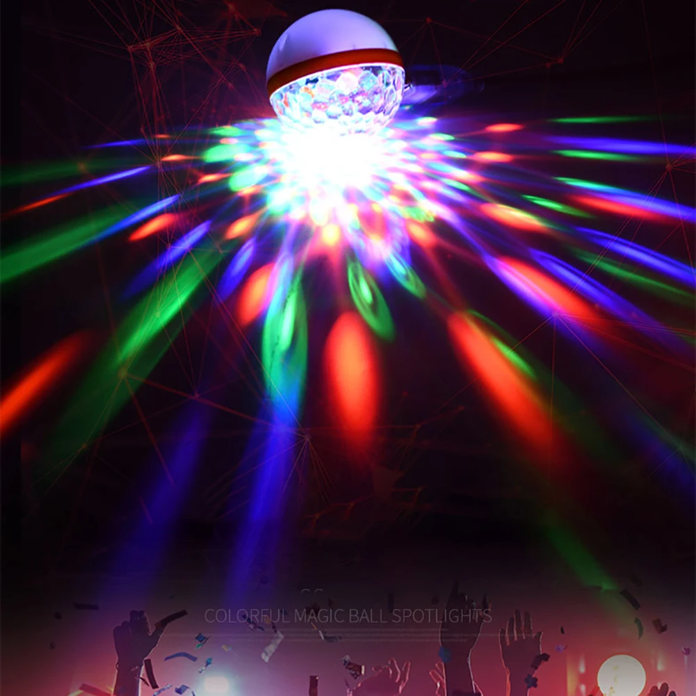 LED Colorful Magic Ball Projector Light USB Clubs DJ Disco Indoor Ball Light for Home Holiday Party Decoration
LED Colorful Magic Ball Projector Light USB Clubs DJ Disco Indoor Ball Light for Home Holiday Party Decoration