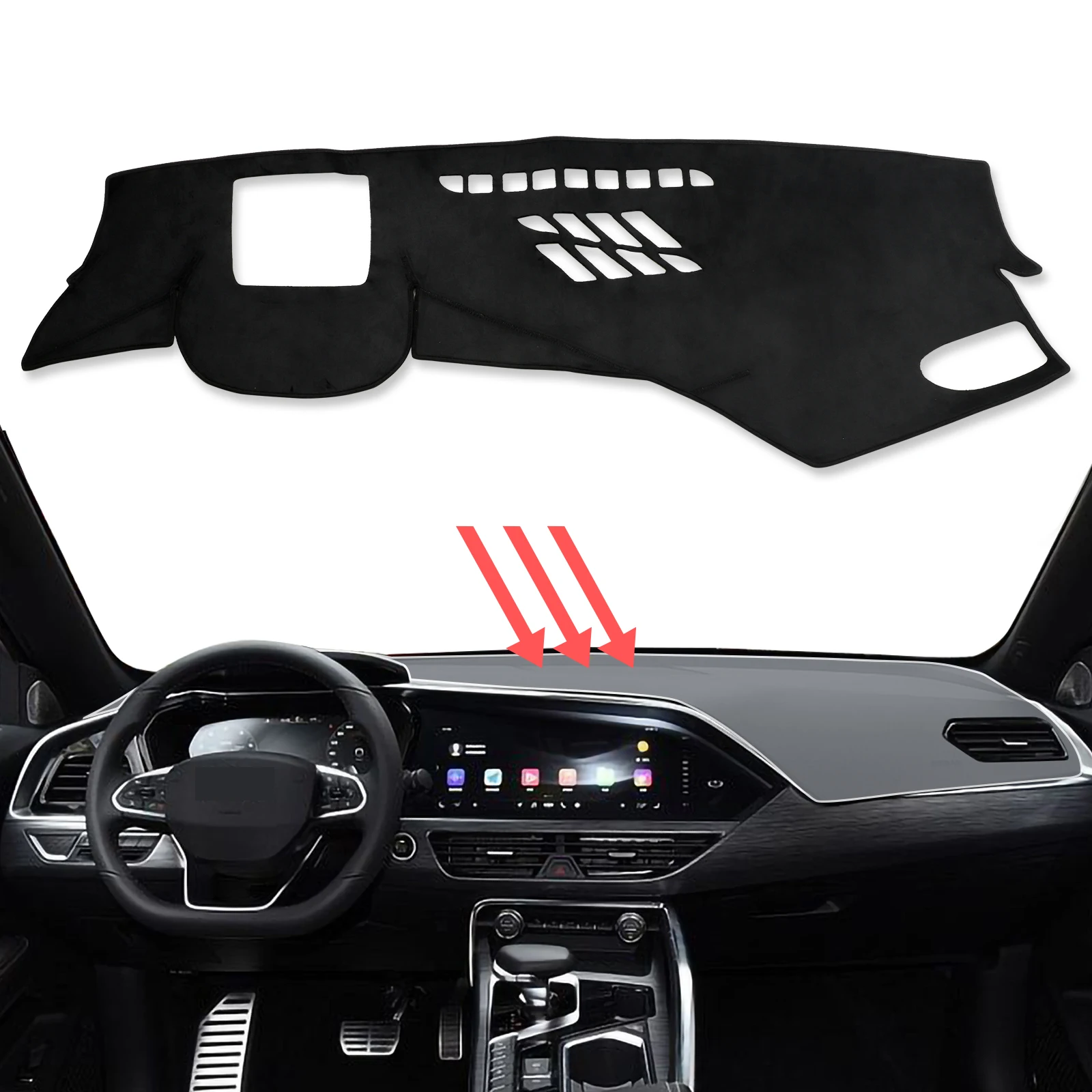 Smabee Car Dashboard Cover Pad for Geely Tugella FY11 Dash Mat Dashmat Anti-Slip Sunshade Protective Carpet Interior Accessories
Smabee Car Dashboard Cover Pad for Geely Tugella FY11 Dash Mat Dashmat Anti-Slip Sunshade Protective Carpet Interior Accessories