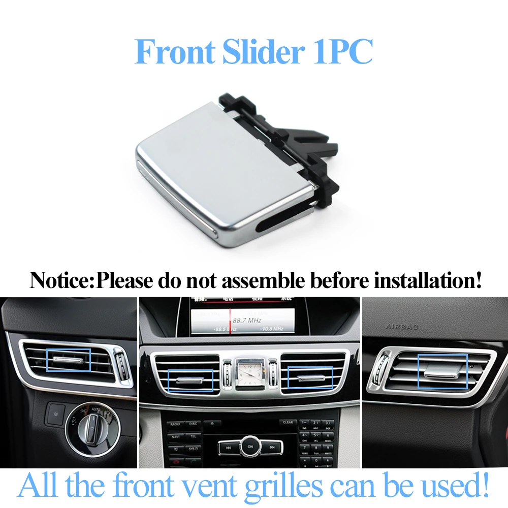 Лезвия для кондиционера левый правый Средний ползунок для вентиляционного отверстия переменного тока комплект для ремонта Mercedes Benz E Class W212 Sedan E260 E350 E63 2013-2015
Лезвия для кондиционера левый правый Средний ползунок для вентиляционного отверстия переменного тока комплект для ремонта Mercedes Benz E Class W212 Sedan E260 E350 E63 2013-2015