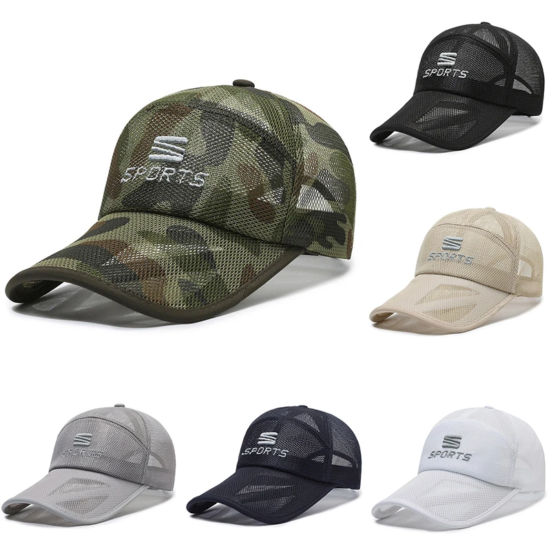 Mesh Baseball Cap Men Women Sport Cool Breathable Snapback Dad Hat Bone Outdoor Camo Trucker Hip Hop Caps Baseball Cap
Mesh Baseball Cap Men Women Sport Cool Breathable Snapback Dad Hat Bone Outdoor Camo Trucker Hip Hop Caps Baseball Cap