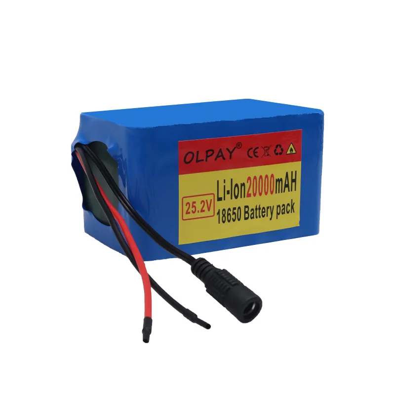 Electric Bicycle Moped 6s4p 24V 20Ah 18650 Battery Lithium Battery 25.2v 20000mAh Electric/Li ion Battery Pack with
Electric Bicycle Moped 6s4p 24V 20Ah 18650 Battery Lithium Battery 25.2v 20000mAh Electric/Li ion Battery Pack with