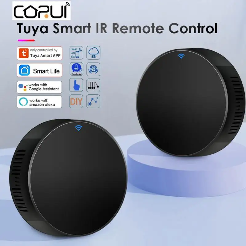 CORUI Tuya IR Smart WiFi Универсальный умный пульт дистанционного управления гаджеты для ТВ DVD AUD Alexa Google Home Smart Life
CORUI Tuya IR Smart WiFi Универсальный умный пульт дистанционного управления гаджеты для ТВ DVD AUD Alexa Google Home Smart Life