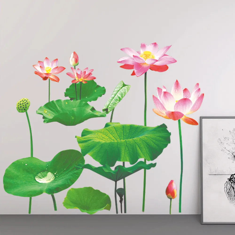Lotus Wall Stickers Simulation Flower Stickers And Posters Wallpapers Home Decor Art Mural Aesthetic Room Decoration Vinyl Decal
Lotus Wall Stickers Simulation Flower Stickers And Posters Wallpapers Home Decor Art Mural Aesthetic Room Decoration Vinyl Decal
