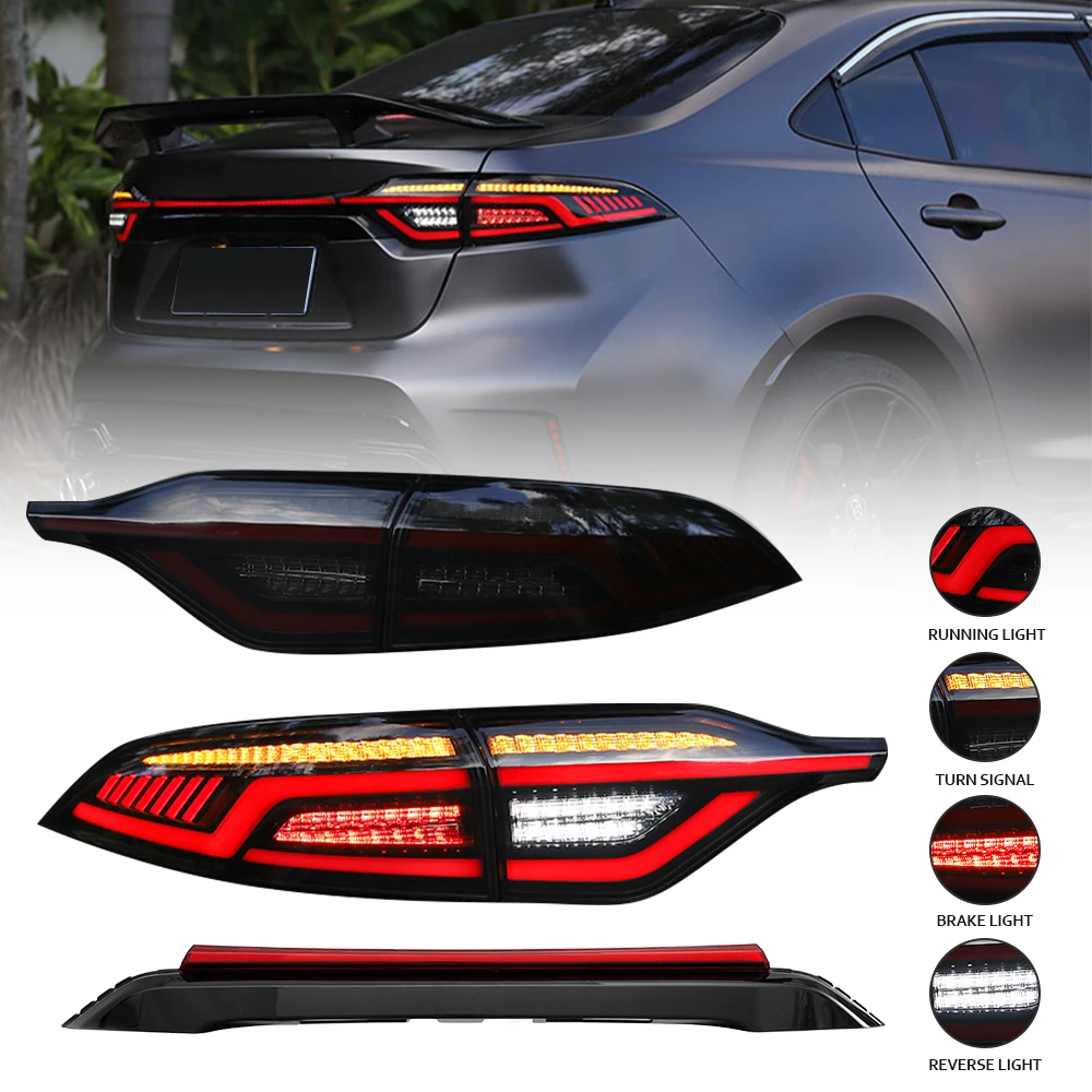 Car Tail Light for Toyota US Corolla 2020 - 2021 Led Tail Light Assembly Dynamic Sequential Turn Signal DRL Brake Reverse Lamp
Car Tail Light for Toyota US Corolla 2020 - 2021 Led Tail Light Assembly Dynamic Sequential Turn Signal DRL Brake Reverse Lamp