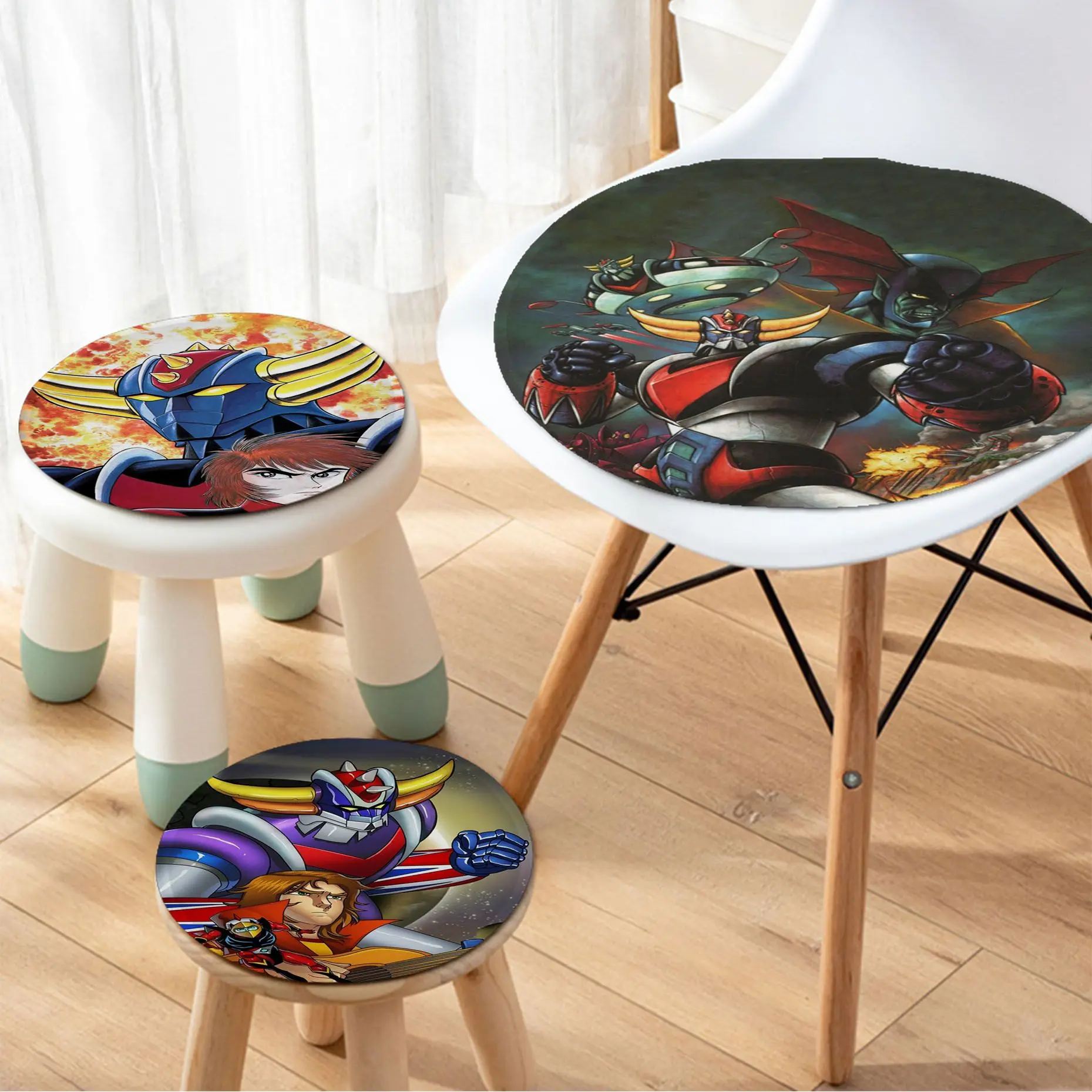 UFO Robot Grendizer Round Chair Cushion Soft Office Car Seat Comfort Breathable 45x45cm Sofa Decor Tatami
UFO Robot Grendizer Round Chair Cushion Soft Office Car Seat Comfort Breathable 45x45cm Sofa Decor Tatami