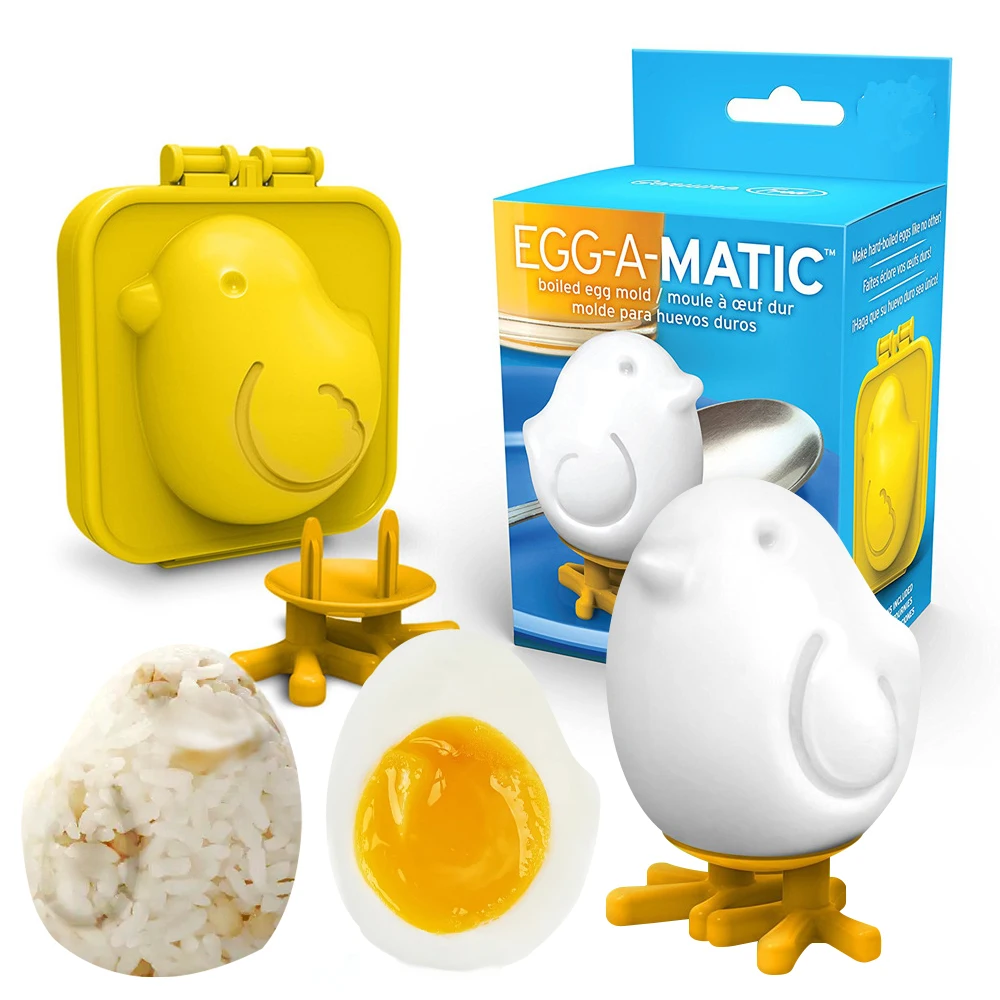 Creative Chick Shape Egg Mold Boiled Egg Model Fun DIY Personality Breakfast Rice Ball Lunch Child Supplement Food
Creative Chick Shape Egg Mold Boiled Egg Model Fun DIY Personality Breakfast Rice Ball Lunch Child Supplement Food