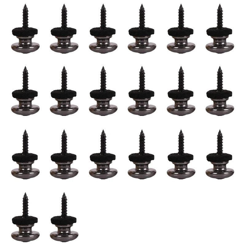 20PCS Wool Copper Guitar Strap Lock Locking Pegs Pins Mushroom Shape End Button Black
20PCS Wool Copper Guitar Strap Lock Locking Pegs Pins Mushroom Shape End Button Black