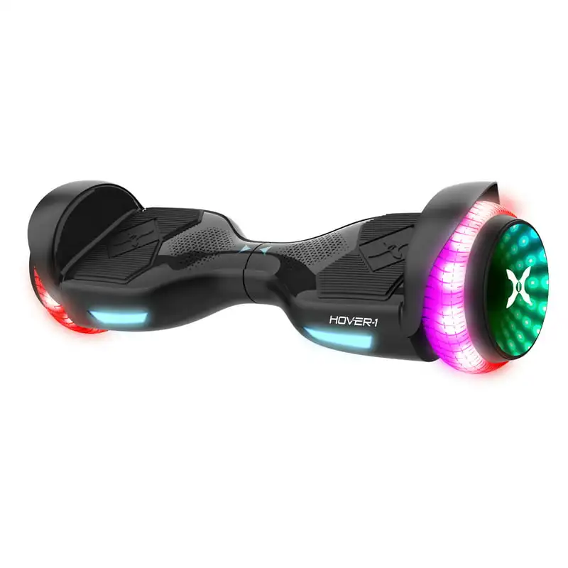 Hoverboard with -in Bluetooth Speaker, LED Headlights, LED Wheel Lights, 7 Mph Max Speed, Black
Hoverboard with -in Bluetooth Speaker, LED Headlights, LED Wheel Lights, 7 Mph Max Speed, Black