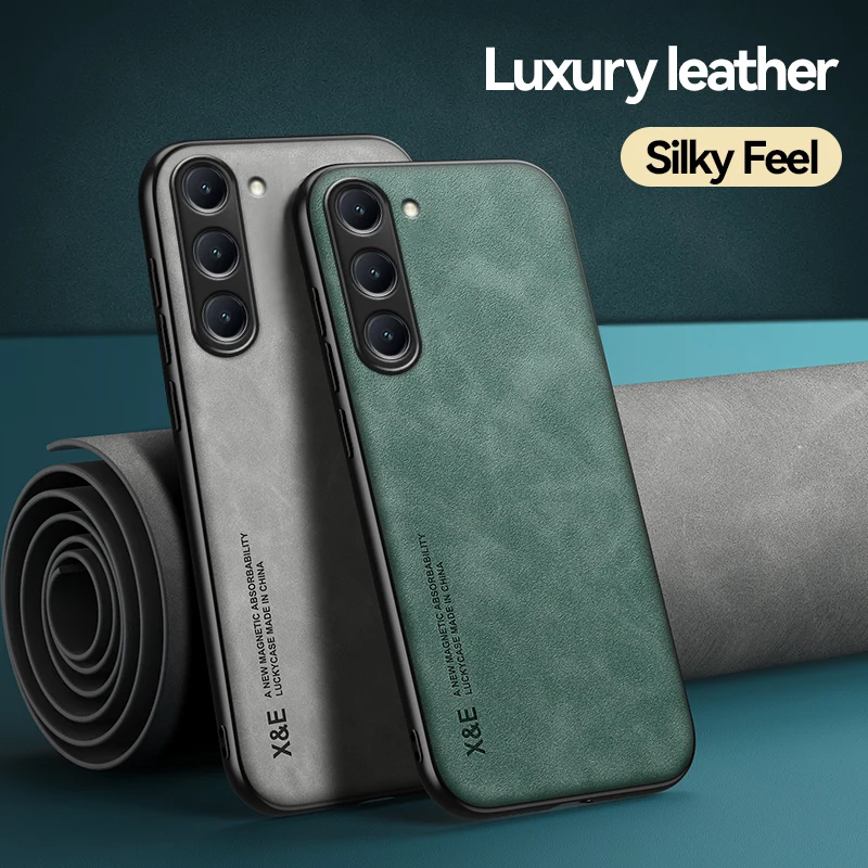 Shockproof Lambskin Leather Phone Case For Samsung Galaxy S20 S21 S23 Plus S22 Ultra FE Luxury Skin Sensing Car Magnetic Cover
Shockproof Lambskin Leather Phone Case For Samsung Galaxy S20 S21 S23 Plus S22 Ultra FE Luxury Skin Sensing Car Magnetic Cover