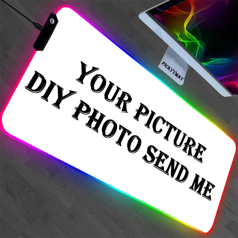 DIY Custom Personalized Mouse Pad LED Illumination Large Gaming Mousepad RGB Lighting Laptop Desk Mat Rubber Gamer Pad Carpet
DIY Custom Personalized Mouse Pad LED Illumination Large Gaming Mousepad RGB Lighting Laptop Desk Mat Rubber Gamer Pad Carpet