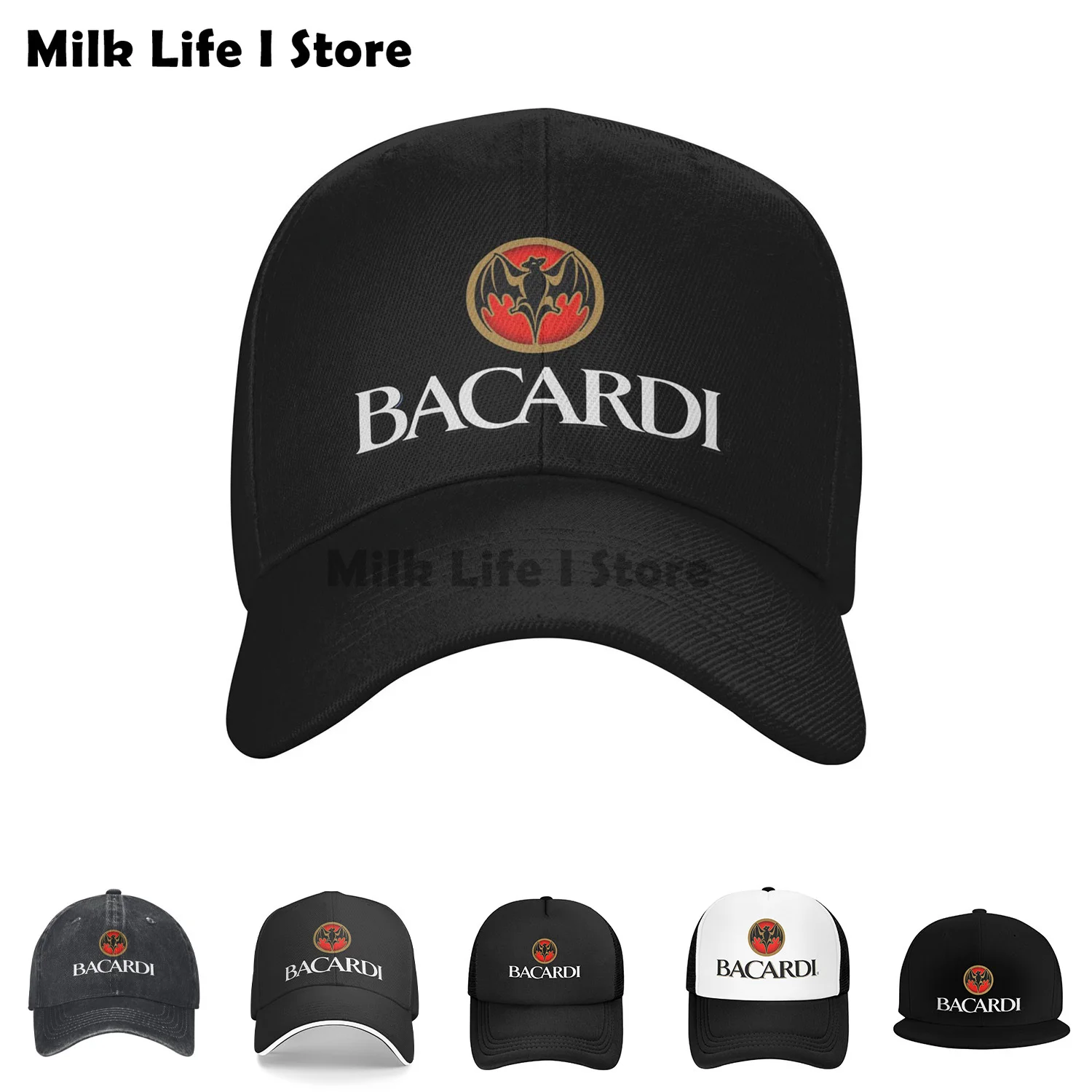 Бейсбольная кепка Bacardi для мужчин хлопковые шапки регулируемая шляпа модная