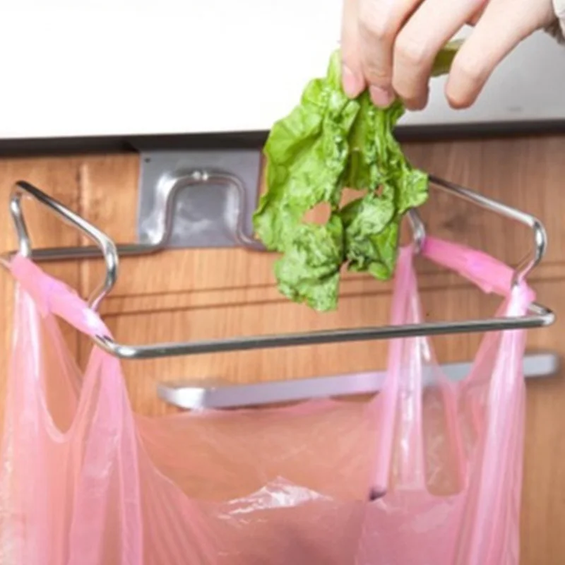 Stainless Steel Hanging Garbage Bags Storage Organizer Rack Kitchen Cupboard Cabinets Practical Kitchen Bag Basket Holder
Stainless Steel Hanging Garbage Bags Storage Organizer Rack Kitchen Cupboard Cabinets Practical Kitchen Bag Basket Holder