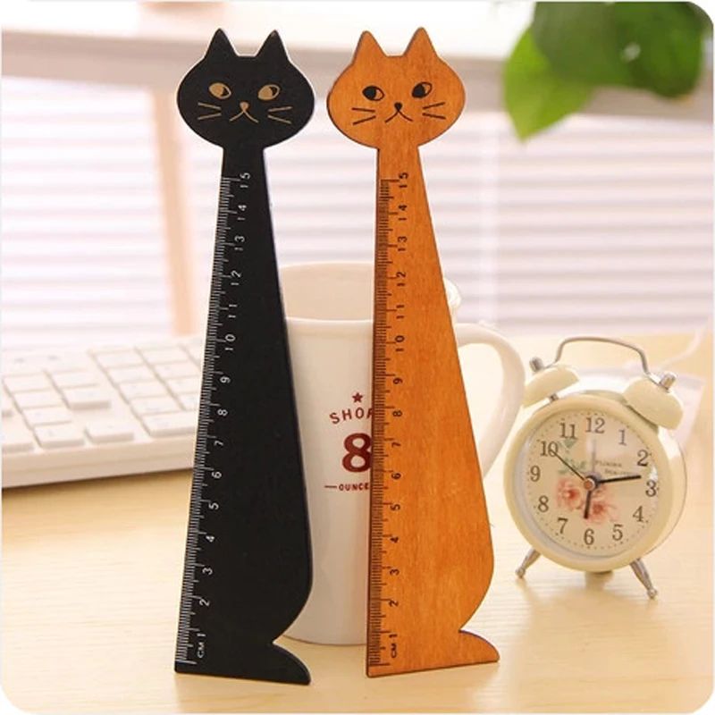 2pcs 15cm Cute Cat Wooden Rulers Kawaii Stationery Kids Gift Student School Office Supplies Measuring Drawing Tool
2pcs 15cm Cute Cat Wooden Rulers Kawaii Stationery Kids Gift Student School Office Supplies Measuring Drawing Tool