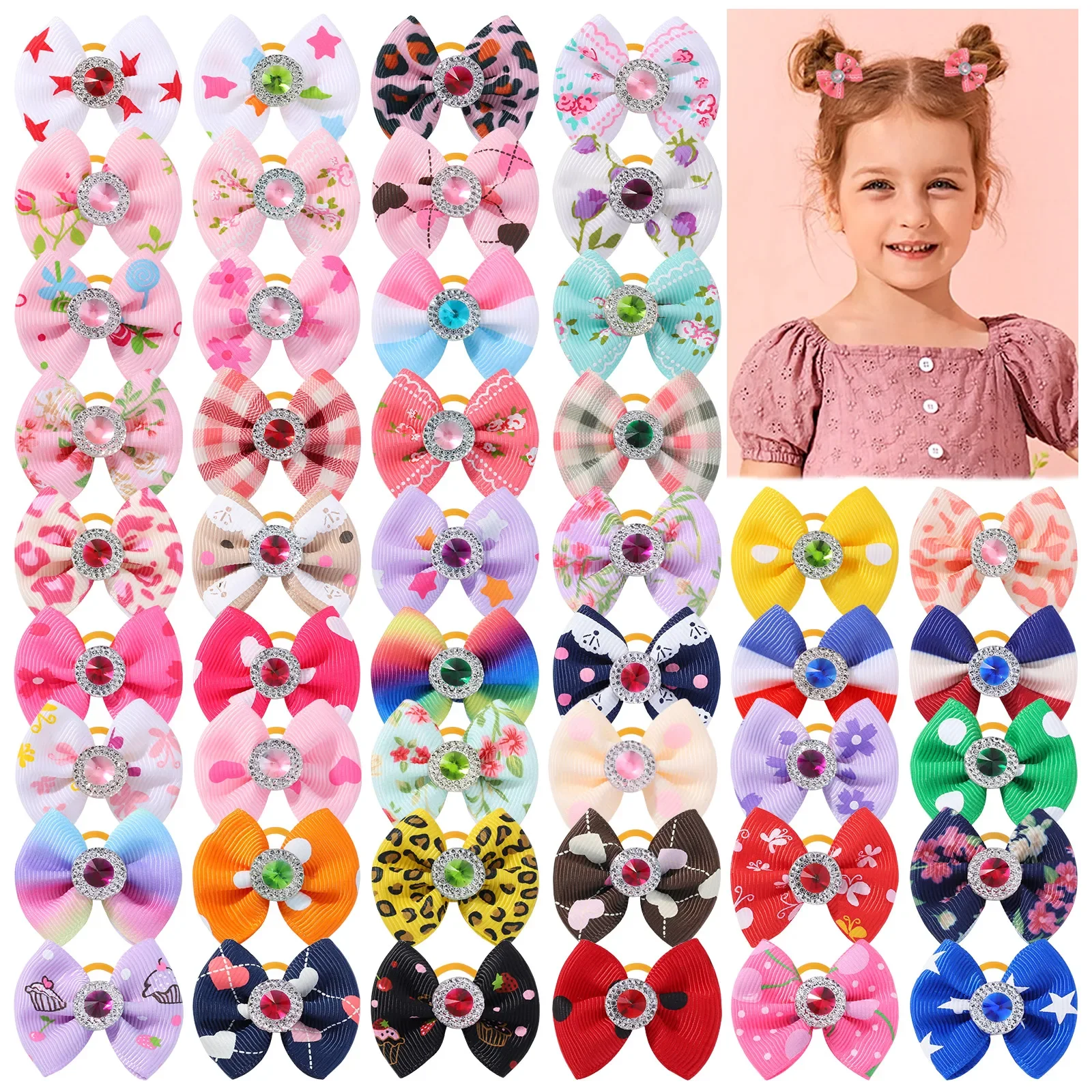 10pcs Cute Girls Bowknot Hair Band Mini Colorful Gemstone Bow Hair Rope Kids Ponytail Support Headband Hair Bun Head Wholesale
10pcs Cute Girls Bowknot Hair Band Mini Colorful Gemstone Bow Hair Rope Kids Ponytail Support Headband Hair Bun Head Wholesale