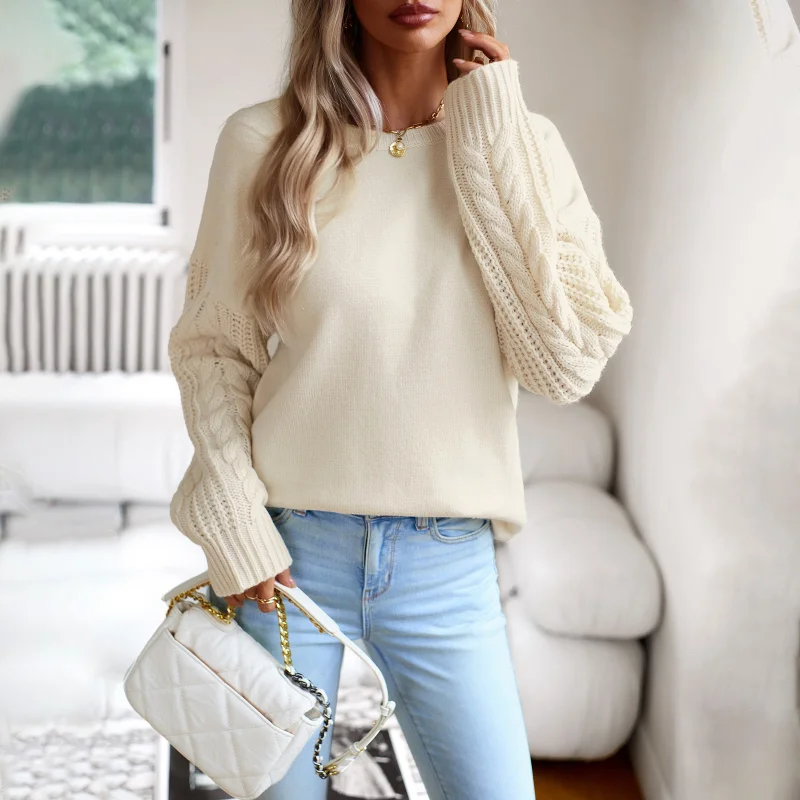 YEMOGGY Casual Loose Twists Knitted Pullover Sweater for Winter Women's Sweaters 2023 New O-neck Full Sleeve Solid Knit Tops
YEMOGGY Casual Loose Twists Knitted Pullover Sweater for Winter Women's Sweaters 2023 New O-neck Full Sleeve Solid Knit Tops