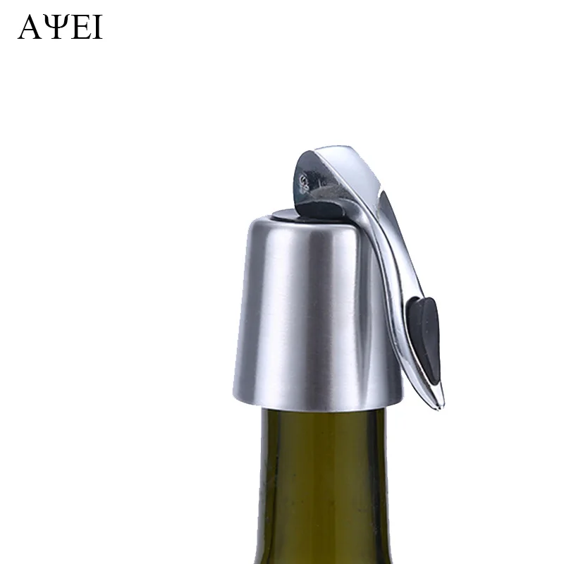 Wine Bottle Stopper Stainless Steel Reusable Leakproof Metal Beverage Bottle Sealer Wine Fresh Saver Kitchen Bar Tools 2022 
Wine Bottle Stopper Stainless Steel Reusable Leakproof Metal Beverage Bottle Sealer Wine Fresh Saver Kitchen Bar Tools 2022