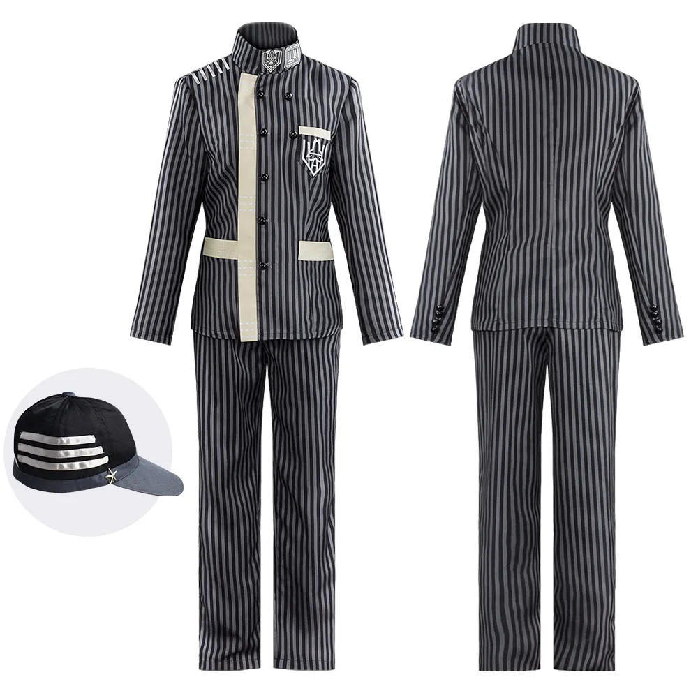 2023 New Anmie Danganronpa 3 Saihara Shuichi Cosplay Costume Wig Adult Men Women Striped Suit Halloween Carnival Costume
2023 New Anmie Danganronpa 3 Saihara Shuichi Cosplay Costume Wig Adult Men Women Striped Suit Halloween Carnival Costume