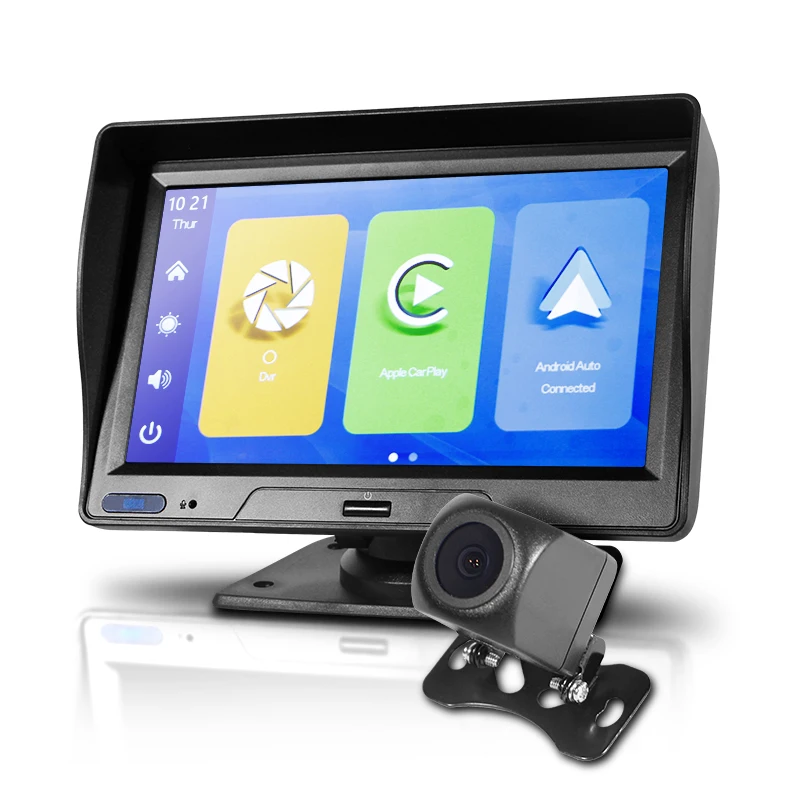 Wireless Carplay Tracker Navigation IOS Android Phone Call DVR Dual Record Smart Dash Camera Car Driving Recorder
Wireless Carplay Tracker Navigation IOS Android Phone Call DVR Dual Record Smart Dash Camera Car Driving Recorder