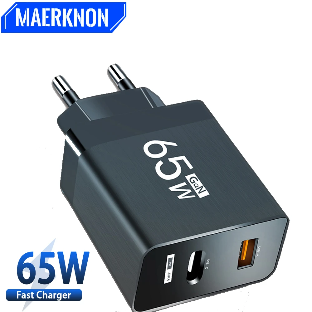 65W USB Type C Fast Charging GaN Charger Power Adapter Wall Charger For iPhone 14 13 Xiaomi Samsung Quick Charge3.0 Phone Charge
65W USB Type C Fast Charging GaN Charger Power Adapter Wall Charger For iPhone 14 13 Xiaomi Samsung Quick Charge3.0 Phone Charge