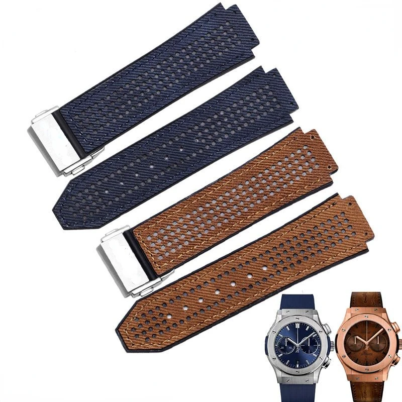 Genuine Leather Watch Strap for Hublot Yuqi Watch Band Big Bang Soft Comfortable 25 * 19mm Wear-Resistant Cowhide Watch Band
Genuine Leather Watch Strap for Hublot Yuqi Watch Band Big Bang Soft Comfortable 25 * 19mm Wear-Resistant Cowhide Watch Band