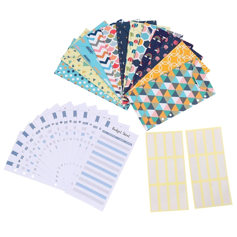 24 Pieces Budget Envelopes A6 Binder Pockets For Cash Envelope System,Budget Planner,Cash Envelope Wallet With Stickers
24 Pieces Budget Envelopes A6 Binder Pockets For Cash Envelope System,Budget Planner,Cash Envelope Wallet With Stickers