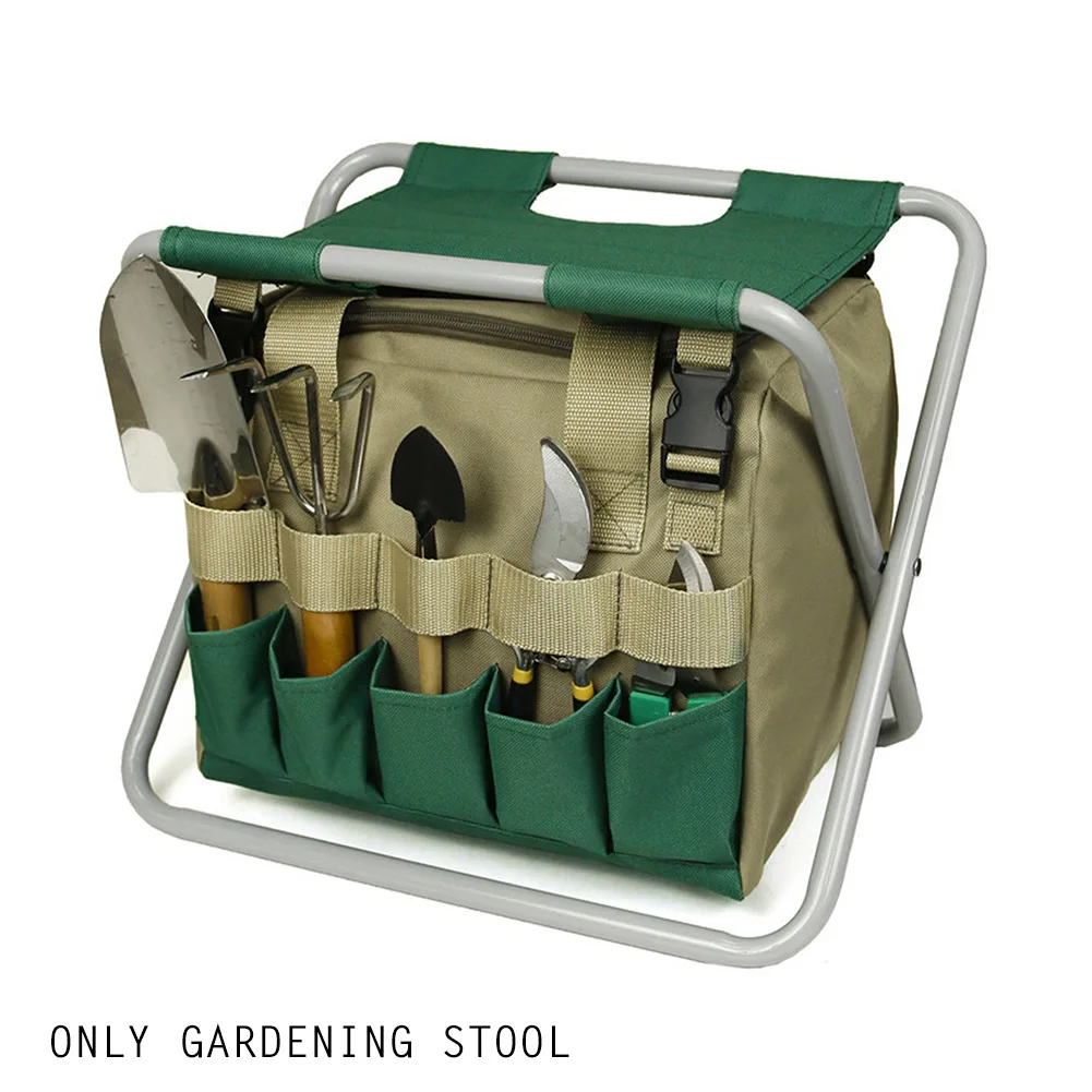 With Tote Bag Multiple Pockets Portable Gardening Stool Durable Tool Organizer Storage Folding Seat Practical Chair Oxford Cloth
With Tote Bag Multiple Pockets Portable Gardening Stool Durable Tool Organizer Storage Folding Seat Practical Chair Oxford Cloth