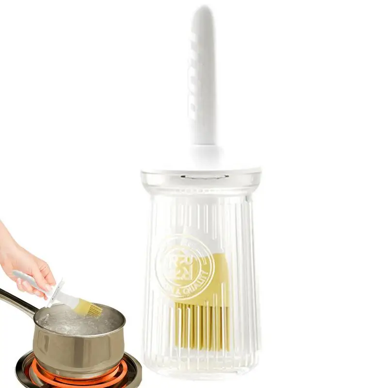 Oil Bottle With Silicone Brush Cooking Brush For Oil 200ml And Sauce Silicone Dropper Measuring Oil Dispenser Bottle For Kitchen
Oil Bottle With Silicone Brush Cooking Brush For Oil 200ml And Sauce Silicone Dropper Measuring Oil Dispenser Bottle For Kitchen