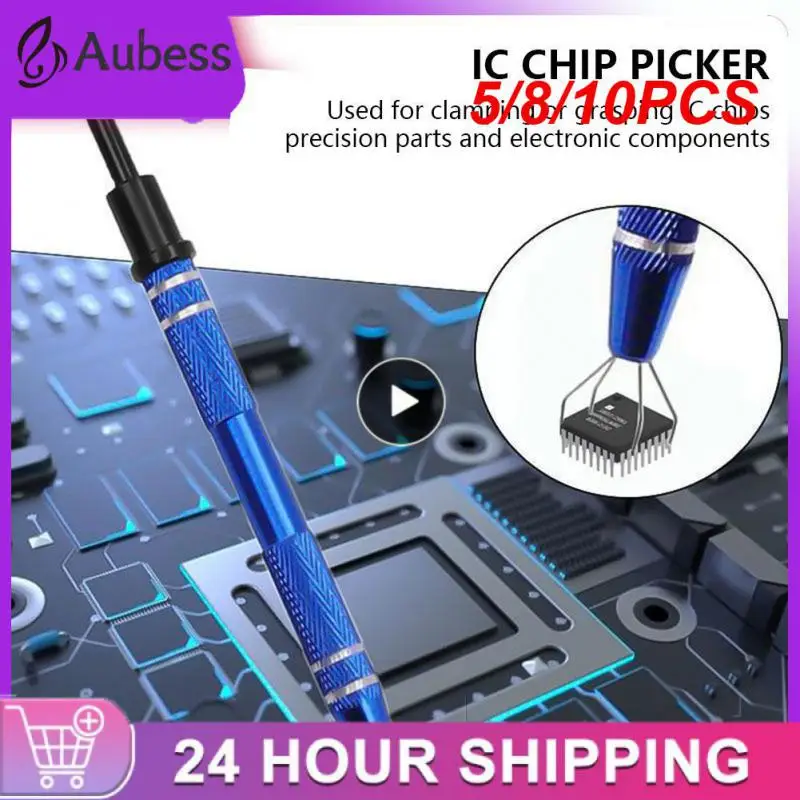 5/8/10PCS Blue Four Claw Electronic Component Handmade Tools Chip Hand Tool Repair Tool Ic Extractor Suck Mobile Phone
5/8/10PCS Blue Four Claw Electronic Component Handmade Tools Chip Hand Tool Repair Tool Ic Extractor Suck Mobile Phone