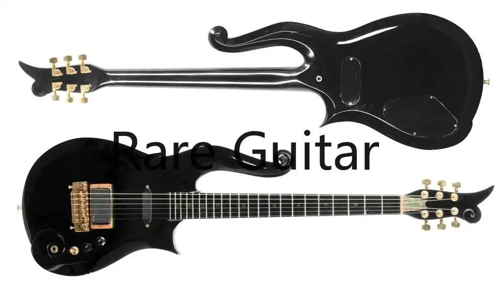 

Rare Jimi Hendrix Diamond Series Prince Cloud Black Electric Guitar Roman Numeral Inlay, Alder Body, Maple Neck,