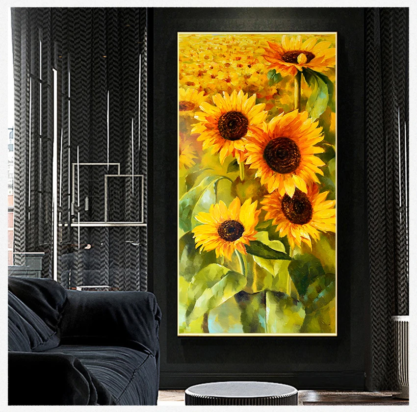 Sunflower Picture Living Room Canvas Poster Print for Bedroom Art Print American Style Golden Flower Painting Wall Art Canvas
Sunflower Picture Living Room Canvas Poster Print for Bedroom Art Print American Style Golden Flower Painting Wall Art Canvas