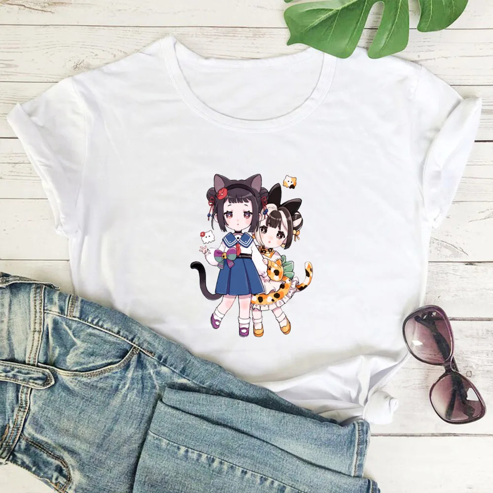 Kawaii Cartoon Girl Pattern Print T-shirt Women O-neck Casual Short Sleeve Women Tshirt Simple Wild T Shirt Women Streetwear
Kawaii Cartoon Girl Pattern Print T-shirt Women O-neck Casual Short Sleeve Women Tshirt Simple Wild T Shirt Women Streetwear