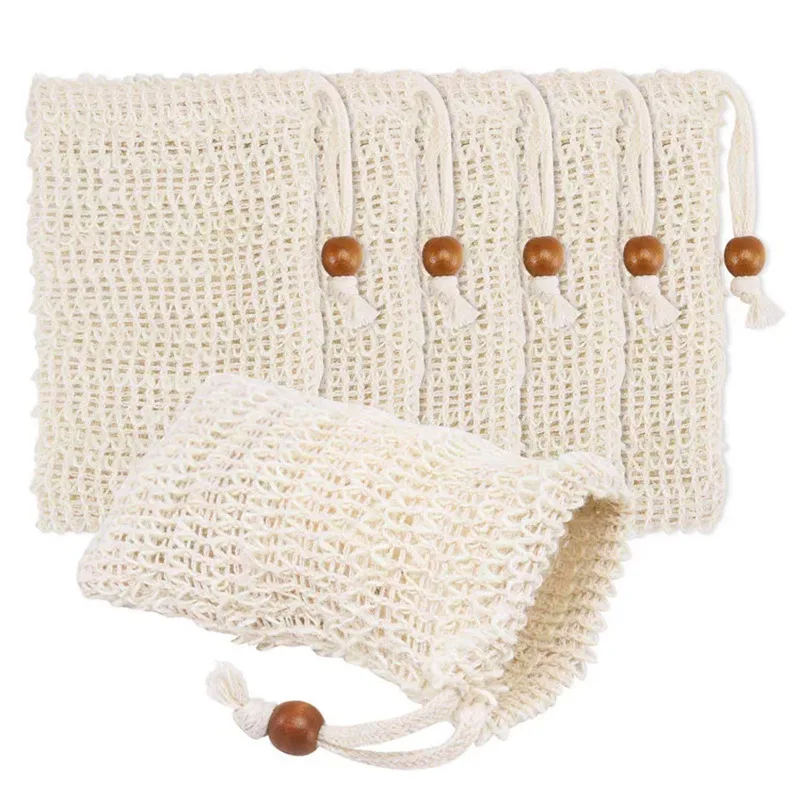 Natural Exfoliating Mesh Soap Saver Sisal Brushes Bag Pouch Holder For Shower Bath Foaming And Drying DH5623
Natural Exfoliating Mesh Soap Saver Sisal Brushes Bag Pouch Holder For Shower Bath Foaming And Drying DH5623