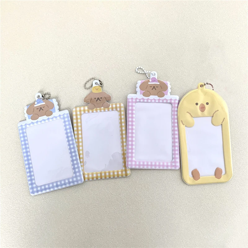 Cartoon Card Case 1 Card Slot Card Protective Sleeve Idol Photo Sleeves Photo Holder Photo Pocket Pendant Cute Sweet Card Holder
Cartoon Card Case 1 Card Slot Card Protective Sleeve Idol Photo Sleeves Photo Holder Photo Pocket Pendant Cute Sweet Card Holder