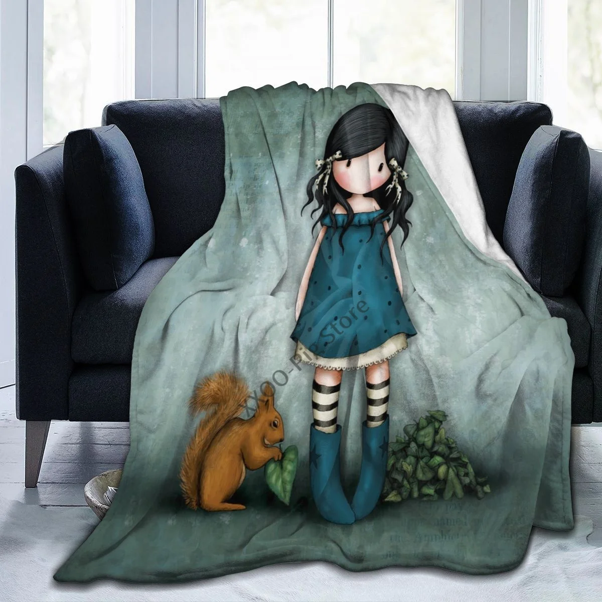 Coque Art Cartoon Santoro Gorjuss Throw Blanket Fuzzy Warm Throws for Winter Bedding 3D Printing Soft Micro Fleece Blanket GUN-2
Coque Art Cartoon Santoro Gorjuss Throw Blanket Fuzzy Warm Throws for Winter Bedding 3D Printing Soft Micro Fleece Blanket GUN-2