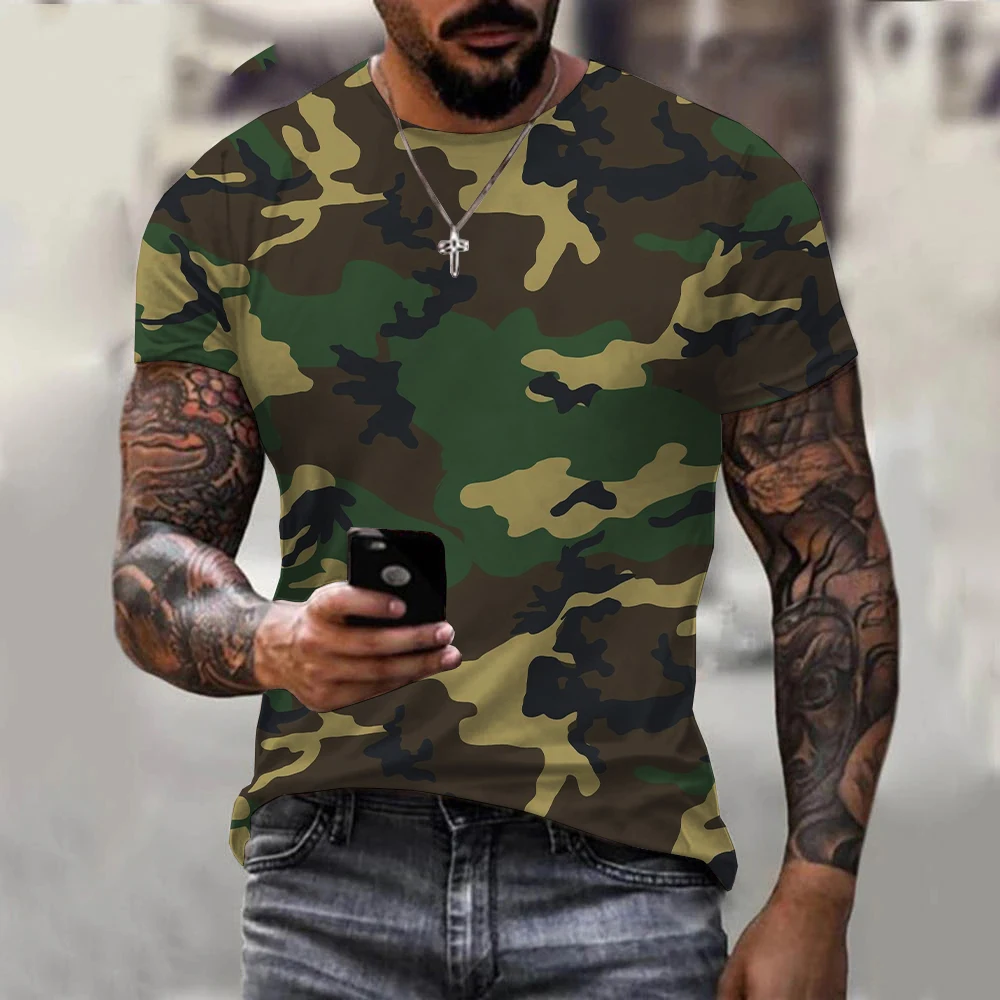 Arm Camouflage 3D T-shirt Men Women Outdoor Summer Fashion Casual O-Neck Short Sleeve Harajuku Streetwear Sports Military Tee
Arm Camouflage 3D T-shirt Men Women Outdoor Summer Fashion Casual O-Neck Short Sleeve Harajuku Streetwear Sports Military Tee