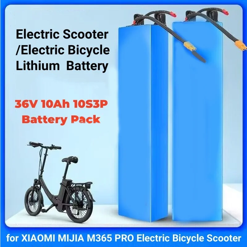 36V Battery 10Ah 18650 Lithium Battery Pack 10S3P 10000mah 500W Same Port 42V Electric Scooter M365 Ebike Power Battery with BMS
36V Battery 10Ah 18650 Lithium Battery Pack 10S3P 10000mah 500W Same Port 42V Electric Scooter M365 Ebike Power Battery with BMS