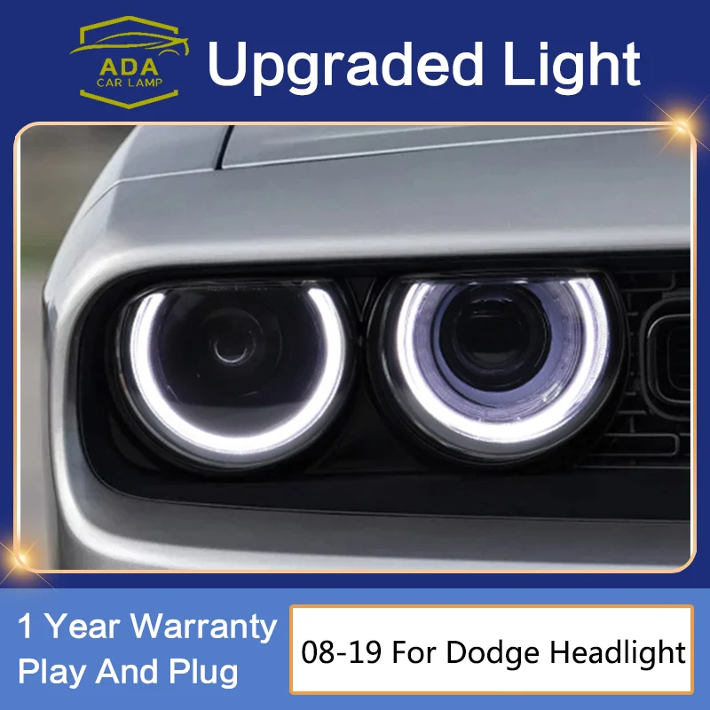 Fit for Dodge Challenger SRT Hellcat 7 COLORS 2008-2019 LED Projector Headlights Dual BeamsAuto Accessories
Fit for Dodge Challenger SRT Hellcat 7 COLORS 2008-2019 LED Projector Headlights Dual BeamsAuto Accessories