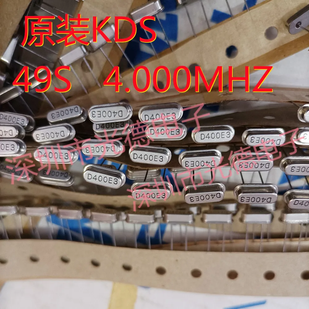 50pcs/Japan KDS 4.000MHz HC-49S in-line quartz crystal 4MHZ 4M 2-pin crystal 49S type 
50pcs/Japan KDS 4.000MHz HC-49S in-line quartz crystal 4MHZ 4M 2-pin crystal 49S type