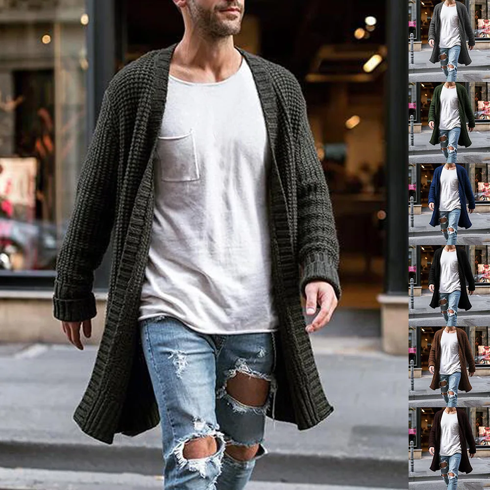Sweater Cardigan Solid Color Loose Knitted Coat 2023 Autumn/Winter New Sweater Men
Sweater Cardigan Solid Color Loose Knitted Coat 2023 Autumn/Winter New Sweater Men
