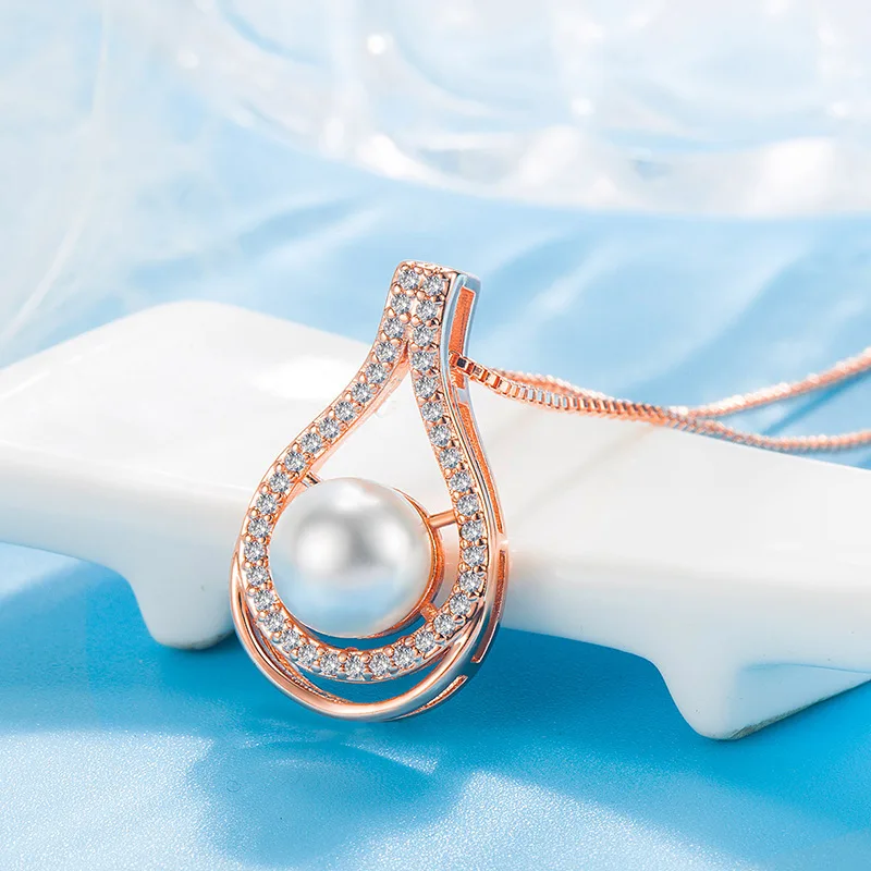 Classic 14K Rose Gold 45cm Necklace Pearl Pendant for Women Origin 14 K Rose Gold Slide Pearl Water Drop Gemstone Pendant
Classic 14K Rose Gold 45cm Necklace Pearl Pendant for Women Origin 14 K Rose Gold Slide Pearl Water Drop Gemstone Pendant
