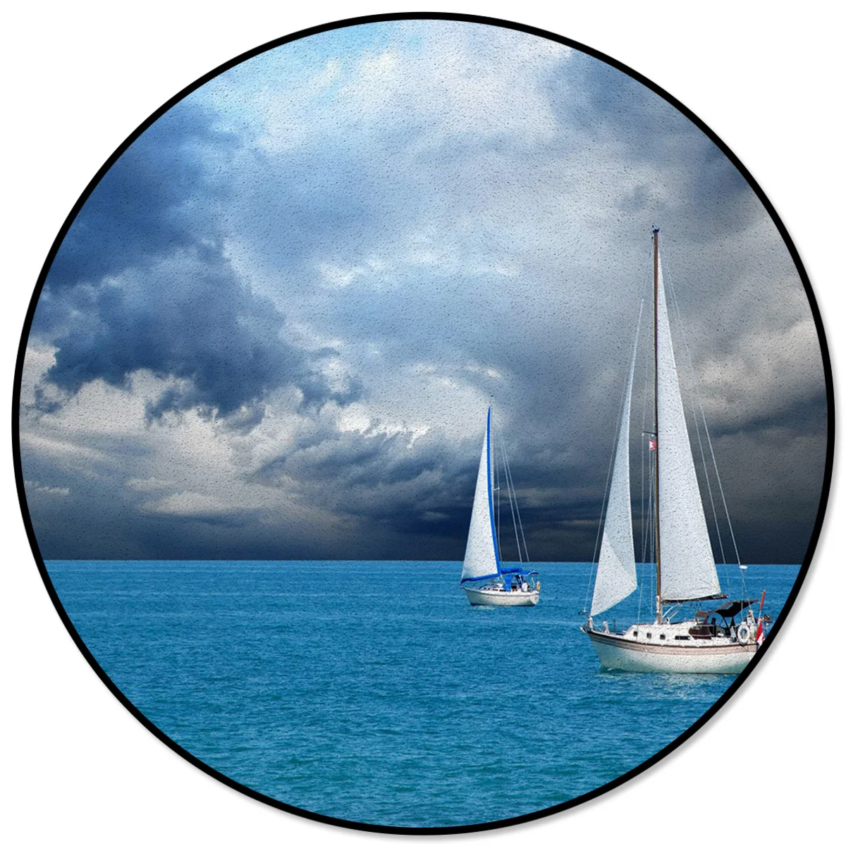 Sailing Boat Ocean White Clouds Blue Rugs And Carpets For Home Living Room Round Rug For Children Rooms Non-slip 
Sailing Boat Ocean White Clouds Blue Rugs And Carpets For Home Living Room Round Rug For Children Rooms Non-slip