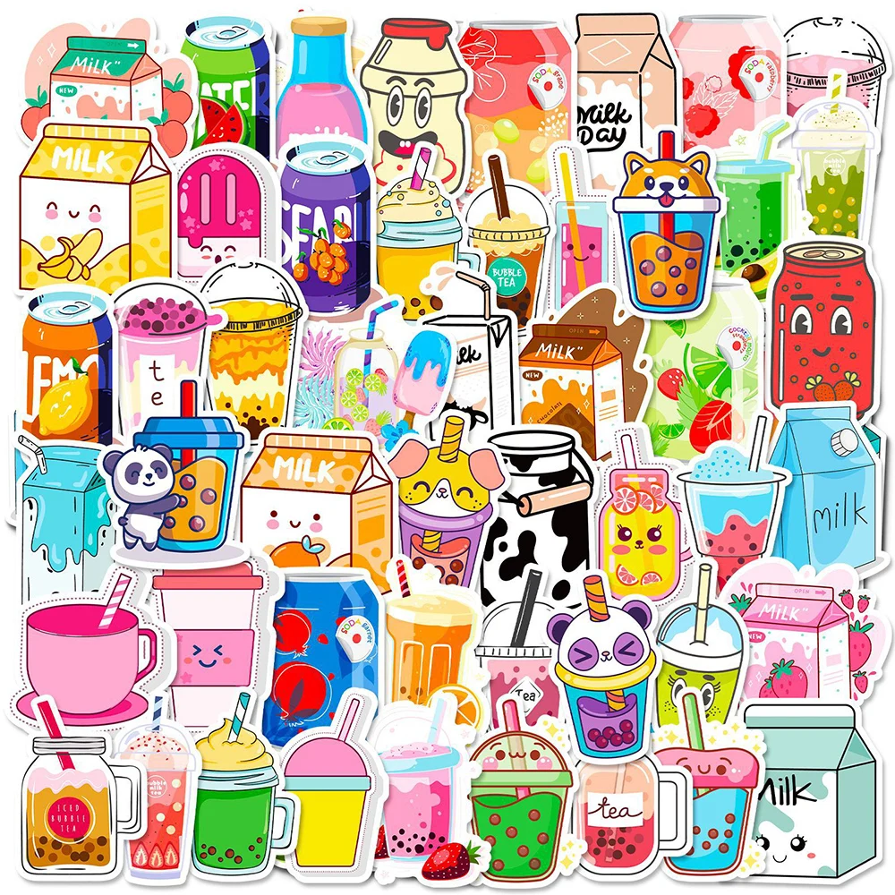 10/30/50pcs Cute Drink Aesthetics Stickers Waterproof Graffiti Decal Diary Scrapbook Guitar Phone Laptop Sticker for Kids Girls
10/30/50pcs Cute Drink Aesthetics Stickers Waterproof Graffiti Decal Diary Scrapbook Guitar Phone Laptop Sticker for Kids Girls