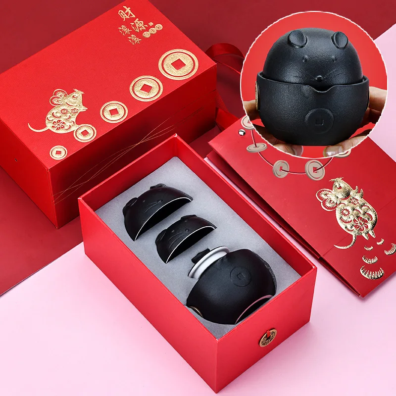 Travel Kung Fu Tea Set Ceramic One Pot Two Cups Rat Tea Ceremony Business Gift Teapot Teacup Tea Cup Set
Travel Kung Fu Tea Set Ceramic One Pot Two Cups Rat Tea Ceremony Business Gift Teapot Teacup Tea Cup Set