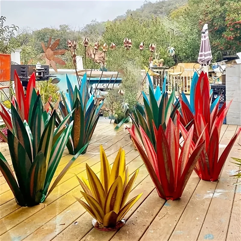 SmallPink 27/35/55/65CM DIY Metal Agave Plants Tequila Art Crafts Ornament Rustic Garden Yard Sculpture Outdoor Home Decor
SmallPink 27/35/55/65CM DIY Metal Agave Plants Tequila Art Crafts Ornament Rustic Garden Yard Sculpture Outdoor Home Decor