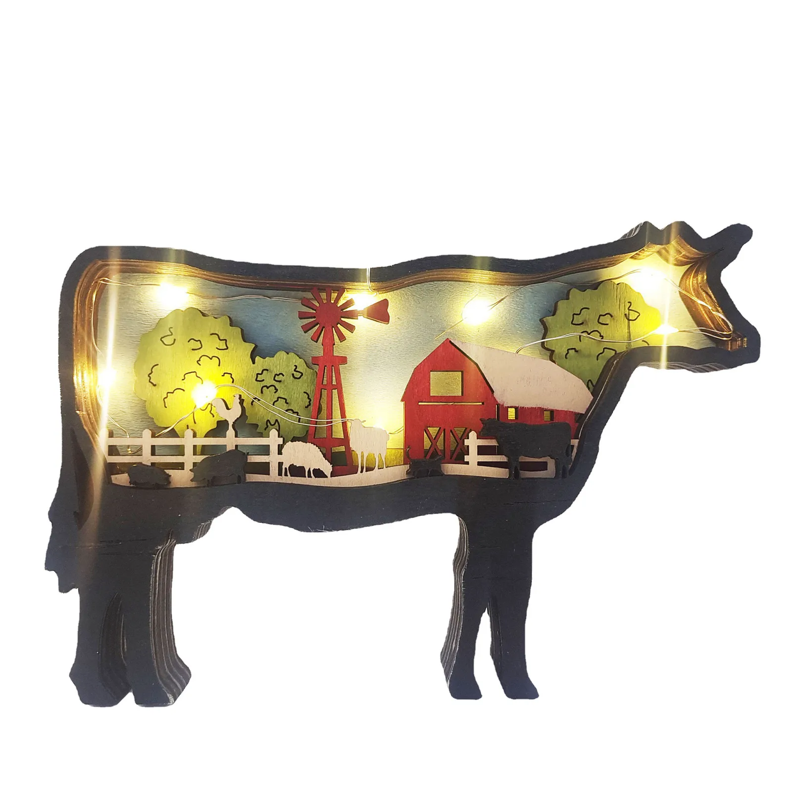 Wooden Carving Farm Cattle Sheep Pigs Desktop Crafts Ornaments Creative Farm Animals Home Decoration
Wooden Carving Farm Cattle Sheep Pigs Desktop Crafts Ornaments Creative Farm Animals Home Decoration